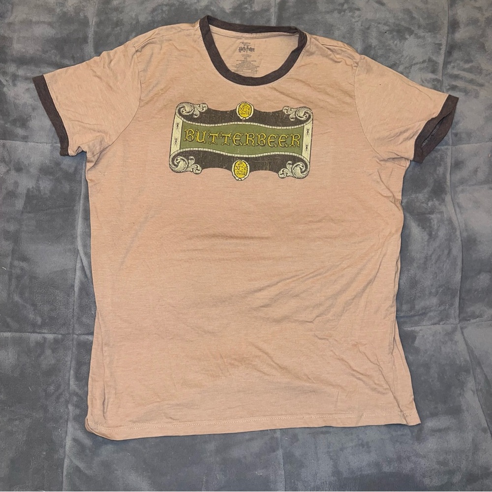 Harry Potter Butterbeer Authentic Universal Studios Orlando T-Shirt XL Like New